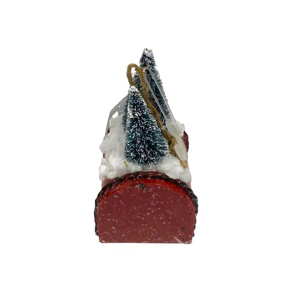 Merry Christmas Mailbox Ornament, Pine Tree Wreath Attachment Holiday Decor - Picture 8 of 8